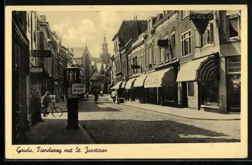 AK Gouda, Tiendeweg met St. Janstoren