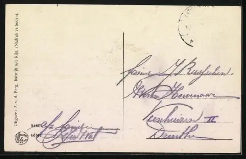 AK Katwijk a. d. Rijn, Zeeweg met R. K. School