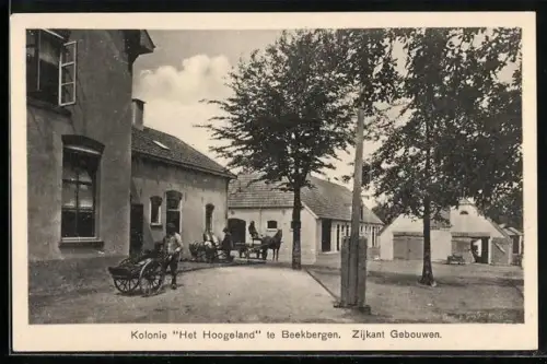 AK Beekbergen, Kolonie Het Hoogeland - Zijkant Gebouwen