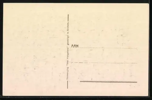 AK Beekbergen, Kolonie Het Hoogeland - Zijkant Gebouwen