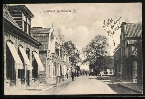 AK Noordwolde /Fr., Hoofdstraat