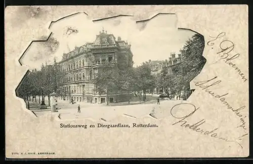 AK Rotterdam, Stationsweg en Diergaardlaan, Passepartout