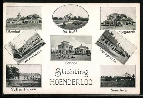 AK Hoenderloo, Stinchting, Werkplaats, School, Vollenhoven