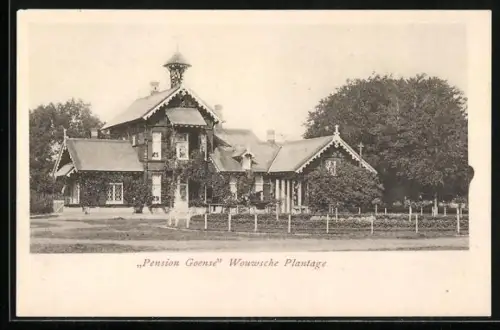 AK Wouw, Pension Goense, Wouwsche Plantage