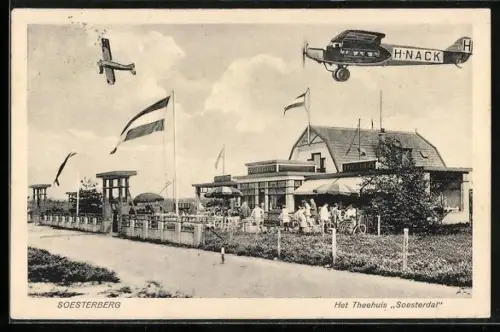 AK Soesterberg, Het Theehuis Soesterdal, Flugzeuge