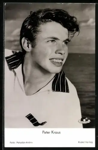 AK Musiker Peter Kraus im Seemannshemd