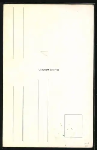 AK Musikerin Conny Froboess mit Sträuchern porträtiert