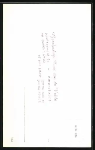 AK Musikerin Emmy Rynbergen mit lächelndem Gesicht