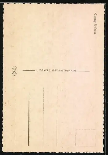 AK Musikerin Conny Froboess in geblümter blauer Bluse