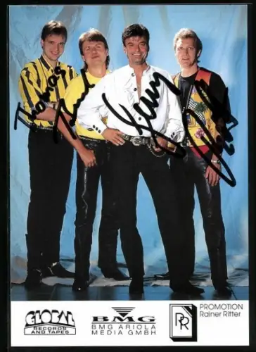 AK Musikergruppe Georg Bischoff & die Heartbreaker, Autograph