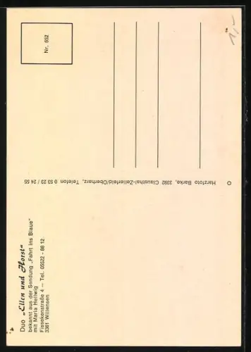 AK Musikerduo Ellen und Horst mit Gitarre