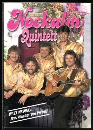 AK Musikergruppe Nockalm Quintett in goldenen Hemden