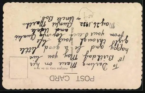 AK Zwei Terrier, Gedicht, Geburtstagsgruss