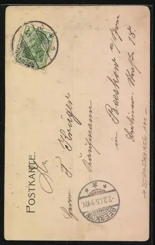 AK Bremerhaven, Strassenecke am Seemannshaus