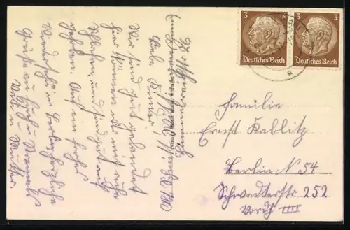 AK Wittingen i. Hann., Ansicht vom Postamt