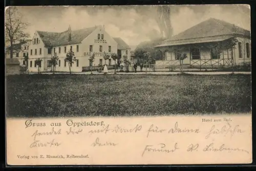 AK Oppelsdorf, Hotel zum Bad