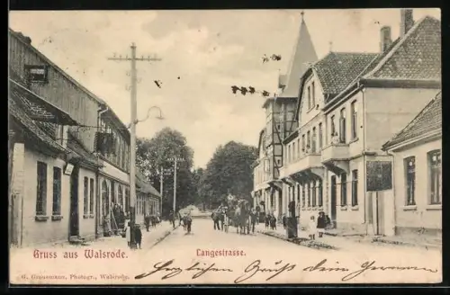 AK Walsrode, Blick in die Langestrasse