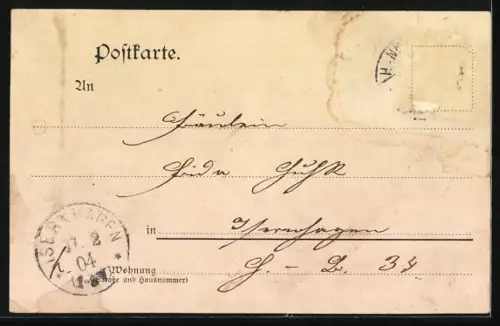 AK Walsrode, Blick in die Langestrasse