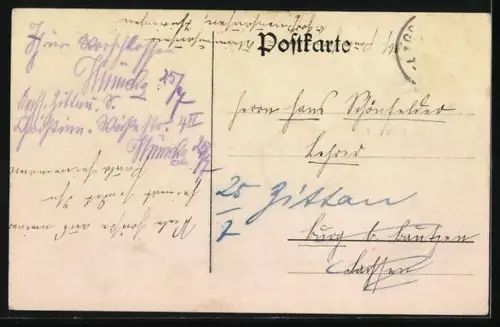 AK Kleinneuhausen, Herrngasse, Unterdorf, Kirche, Kirchplatz