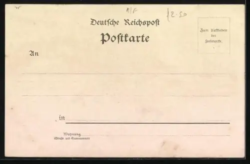 Lithographie Xanten, Dom, Clever Tor, Gothisches Haus am Markt