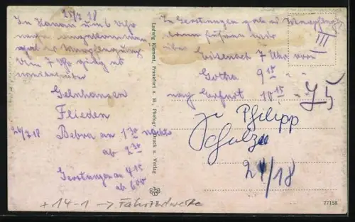 AK Hanau, Totalansicht, Blick auf die Brauerei