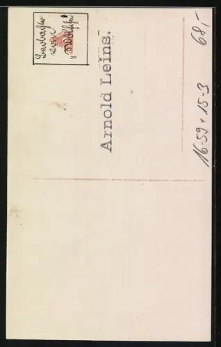 Foto-AK Sanke Nr. 637: Leutnant d. R. Alexander Stein vom Wölfchen