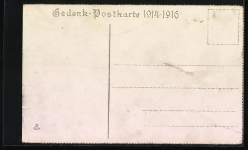 Puzzle-AK 10 Karten, Paul von Hindenburg mit Schlachtszenen aus Antwerpen, Czenstochau, Soldau, Warschau und Lüttich