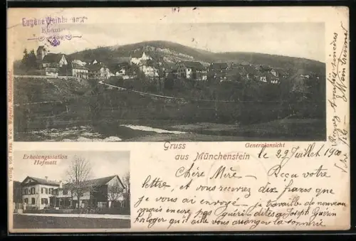 AK Münchenstein, Erholungsstation Hofmatt, Generalansicht