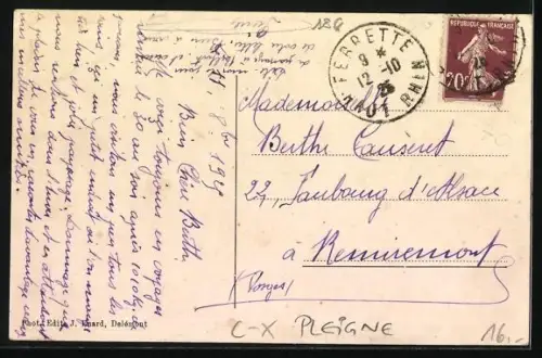 AK Pleigne, Neu Mühle