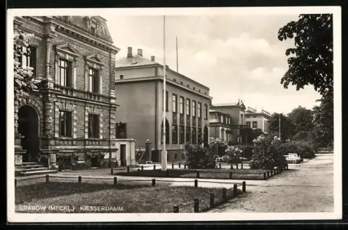 AK Grabow /Meckl., Parite am Kiesserdamm