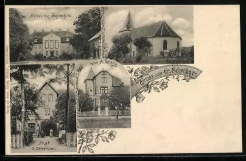 AK Gr. Schwülper, Schloss von Mahrenholz, Villa A. Rössing, Post