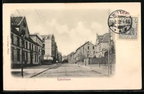 AK Witten, Partie in der Ruhrstrasse