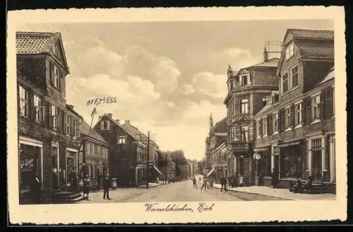 AK Wermelskirchen /Eich, Strassenpartie mit Geschäften