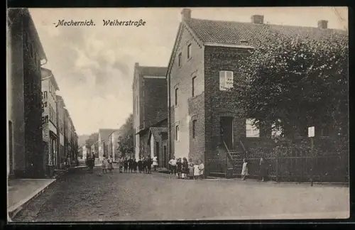 AK Mechernich, Partie in der Weiherstrasse