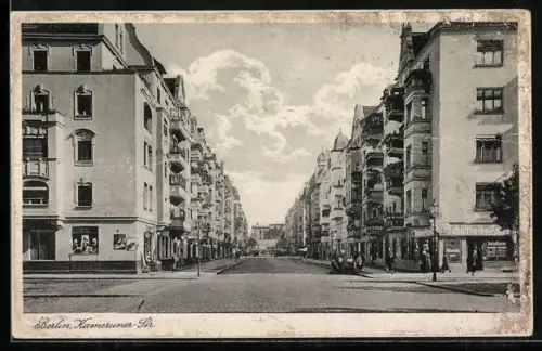 AK Berlin-Wedding, Blick in die Kameruner Strasse