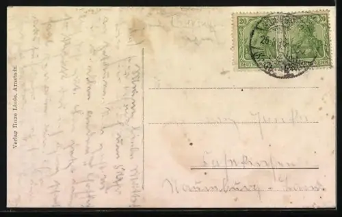 AK Arnstadt i. Thür., Partie in der Zimmerstrasse