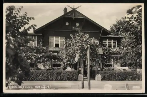 AK Bansin, Eingang des Cafe Asgard