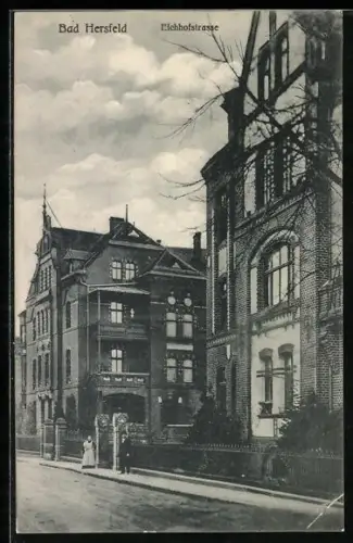 AK Bad Hersfeld, Partie in der Eichhofstrasse