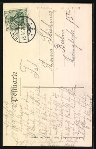 AK Bad Hersfeld, Partie in der Eichhofstrasse