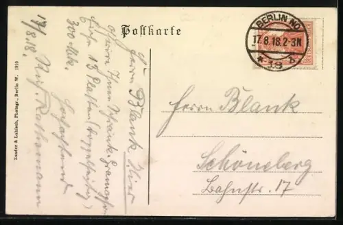 AK Berlin, Gasthof Rathsmann`s Weinstuben, Landsbergerstrasse 106