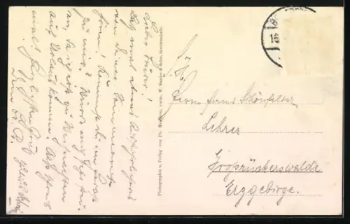 AK Heerstedt, Gasthof Waldschlösschen, Bes. J. Gerken