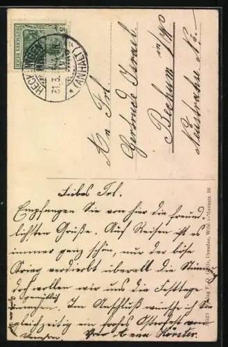 AK Stassfurt, Conditorei & Cafe O. Kleemann am Holzmarkt