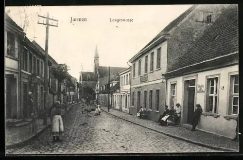 AK Jarmen, Blick in die Langestrasse