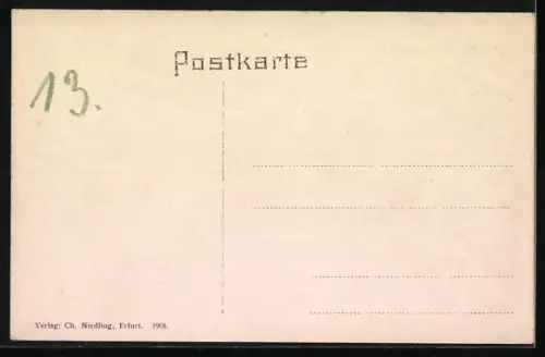 AK Erfurt, Badeanstalt im Espach