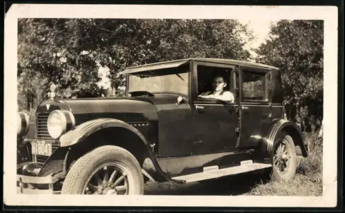 Fotografie Auto Hudson mit Kennzeichen: HI: 8047 aus New Jersey, 1926