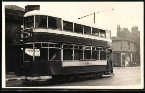 Fotografie englische Strassenbahn der Manchester Corporation Passenger Transport, Pulman Single Truck Car