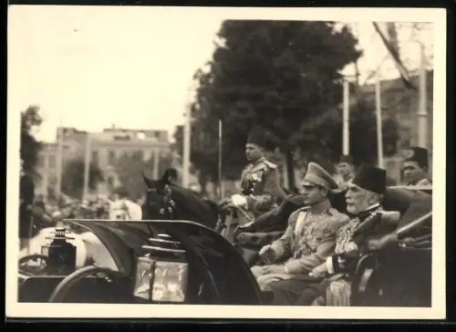 Fotografie Mohammed Ali Tewfik mit dem Iranischen Kronprinzen