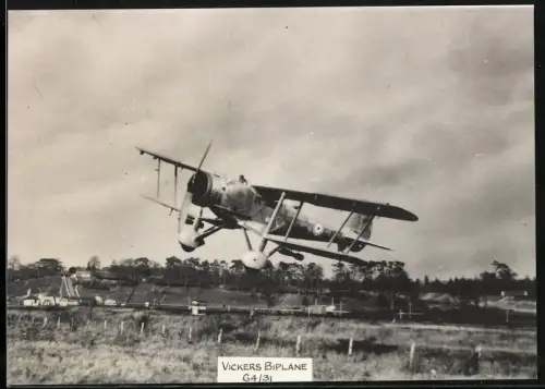 Fotografie britscher Doppeldecker Parnall G.4/31, Biplane, Vickers Biplane G4/31