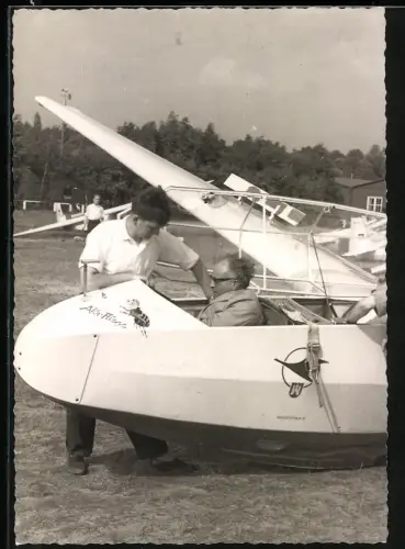 Fotografie Segelflug, Segelflugzeug Aka-Fliege