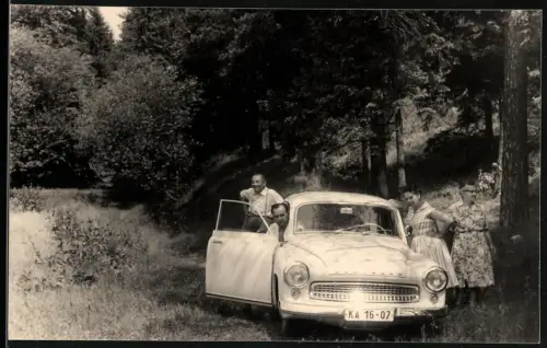 Fotografie Weichold, Zörbig, Auto Wartburg 311 mit Kennzeichen: KA 16-07